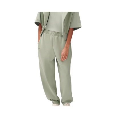 DNA Barrel Leg Track Pants Moss Green