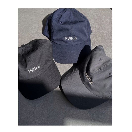 PWR.8 Cap Light Charcoal