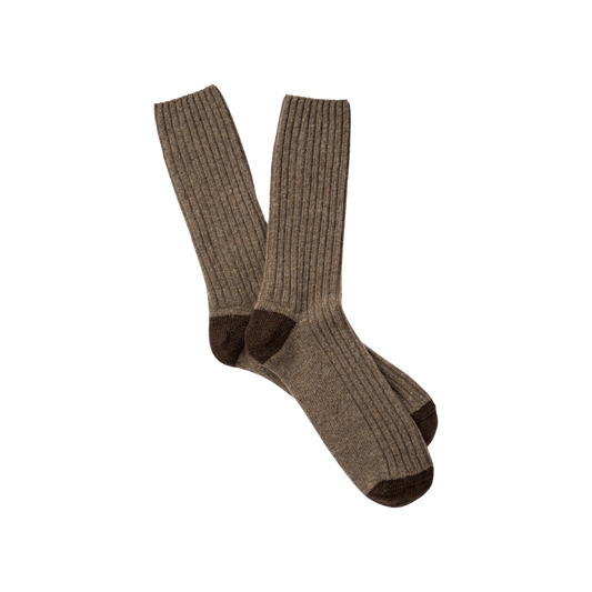 Benjamin Maroon Glacé Socks