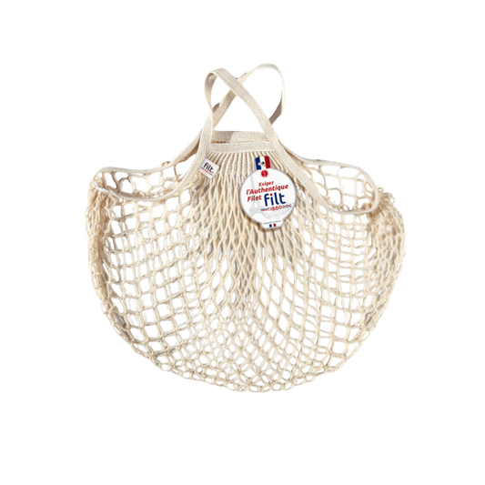 Shopping Net With Small Handles Sand