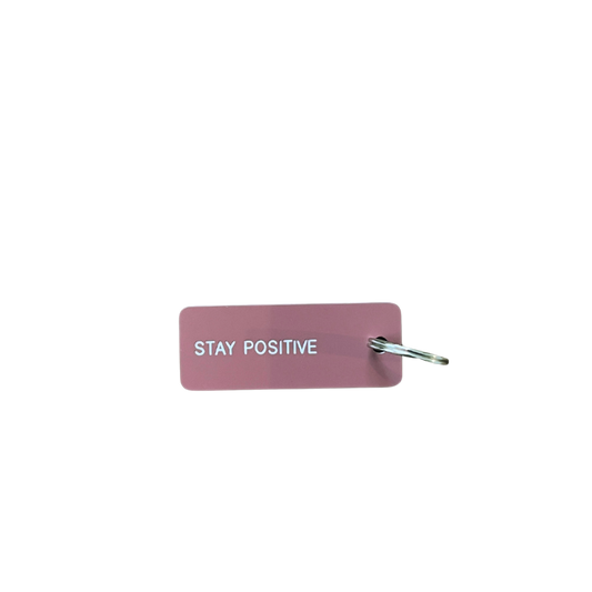 Keytag "Stay Positive"