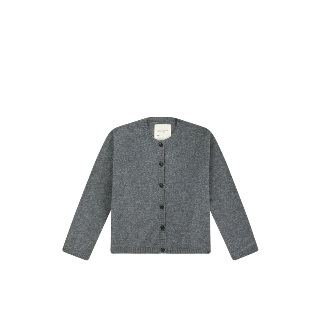 Kids Cardigan - Heather Grey