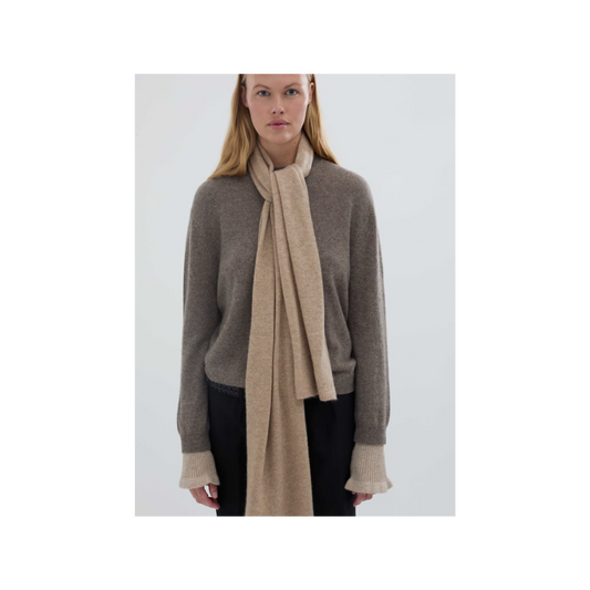 Cashmere Scarf - Sand