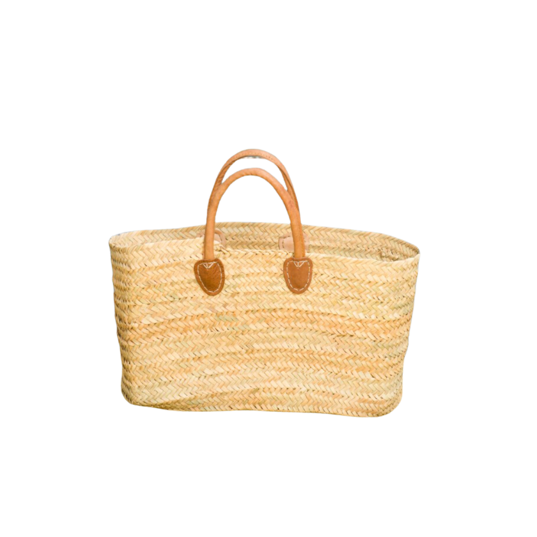 Rectangular Palm Leaf Basket
