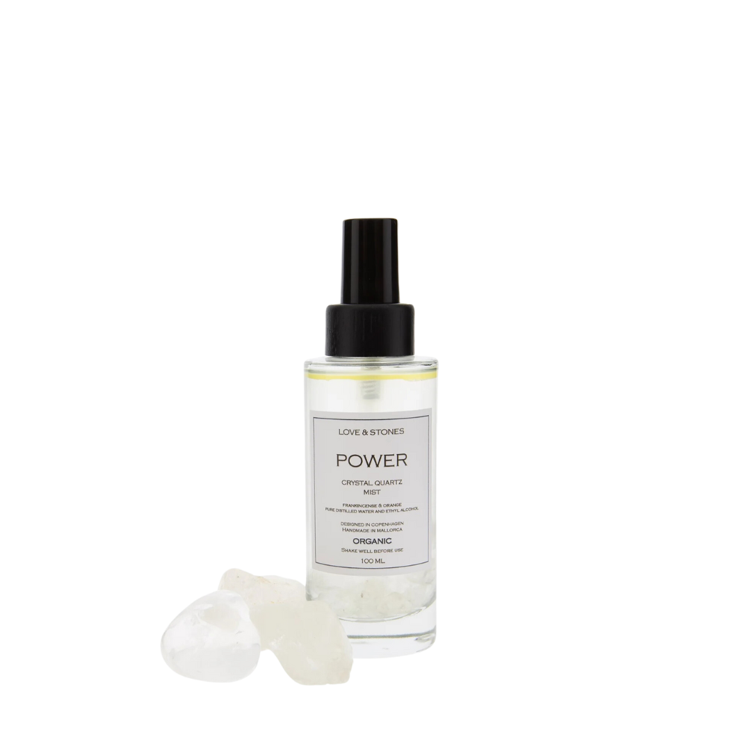 Power - Crystal Quartz Crystal Infused Mist