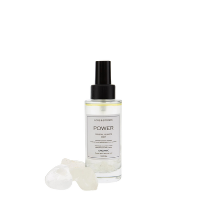 Power - Crystal Quartz Crystal Infused Mist