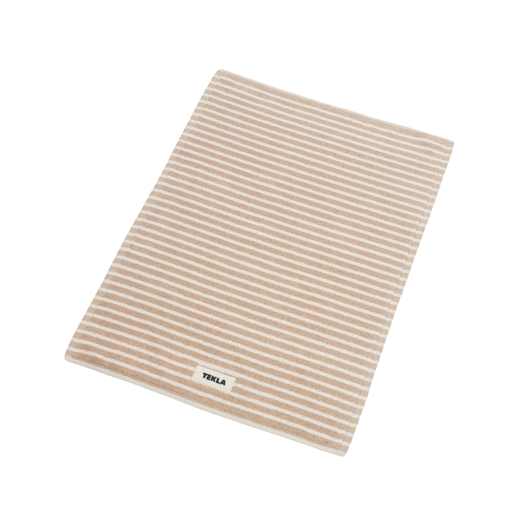 Bath Mat - Ivory Stripes